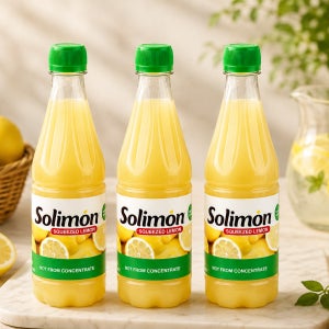솔리몬 스퀴즈드 레몬즙 500ml, 3개