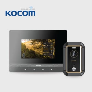 코콤 K6B VP-W701 IOT 휴대폰제어 디지털 비디오폰 아파트 교체 설치