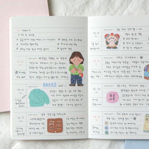 2026 위클리 다이어리 일기장 26년 다이어리노트 2026년 다꾸 학생 직장인 업무