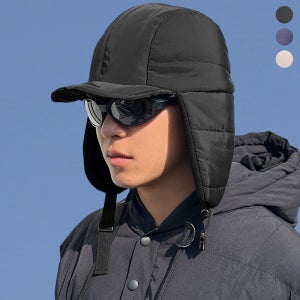 58/62cm 빅사이즈 보딩 트루퍼햇 남자 귀도리 귀달이 패딩 군밤 대두 방한 스키 모자