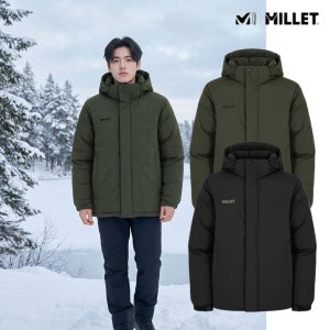 밀레 남여공용 겨울 구스다운 헤비다운 중량 이월상품 역시즌