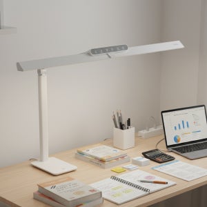 프리즘 800mm 와이드 LED 스탠드 학습용 사무용 동작감지 메모리 조도센서 데스크조명