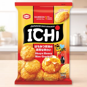 카메다 이치 단짠단짠 간장꿀맛 쌀과자 소유허니 맛 100g 한입스낵 사무실간식 디저트토핑