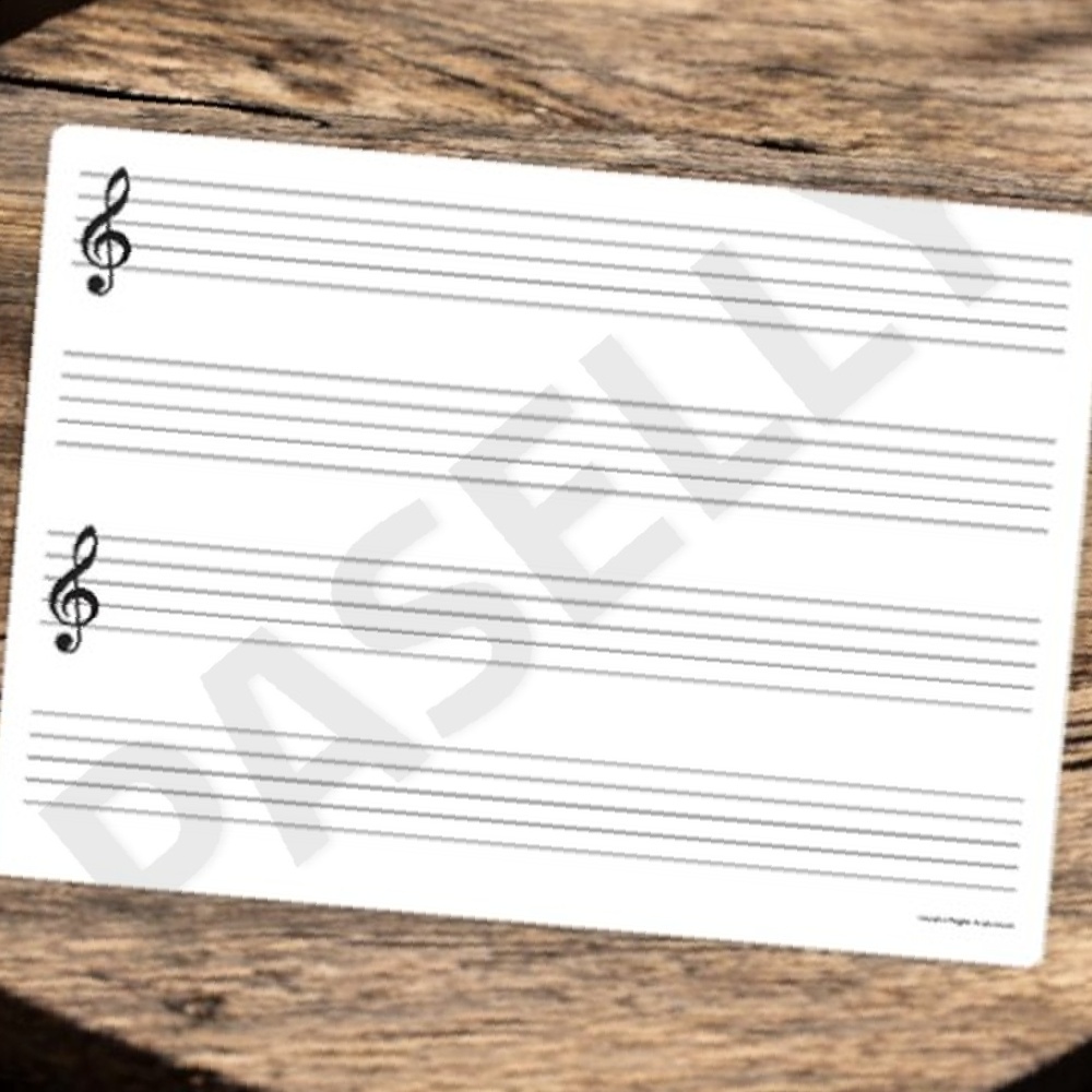 접이식오선지보드 자석부착악보판 마그네틱오선지패드 다용도 70x50