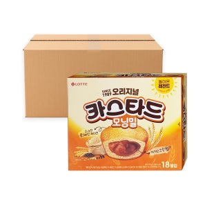 롯데 오리지널 카스타드 모닝밀 378g x 8개 대용량