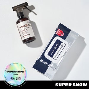 [세트] 슈퍼스노우 닥터프로 항균 소독티슈+홈앤펫 탈취제 1개입, 1개