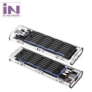 인네트워크 M.2 NVMe SSD USB3.1 외장케이스 방열판 최대 8TB IN-SM2TBK