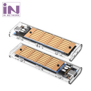 인네트워크 M.2 NVMe SSD USB3.1 외장케이스 방열판 최대 8TB IN-SM2TGD