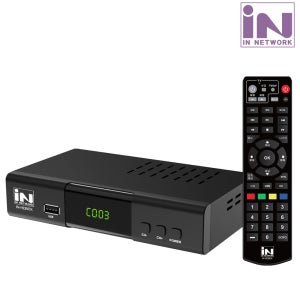 인네트워크 디지털 to 아날로그 영상 컨버터 셋탑박스 FHD지원 케이블TV 지상파 IN-HDBOX