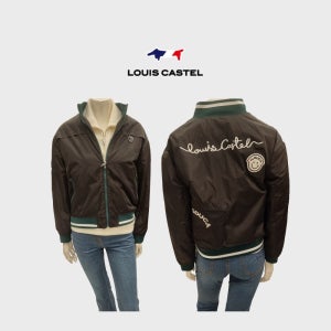 루이까스텔 여성 골프점퍼 자수 포인트 블루종 스타일로 감각적인 FW 시즌 라운딩룩