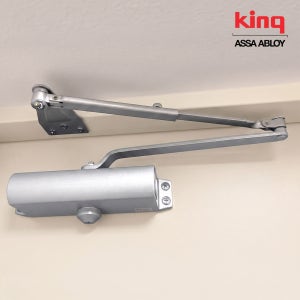 킹 도어클로저 현관문 방화문 k630 도어체크 논스톱 실버-자