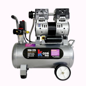 케이콤 콤프레샤 알루미늄 저소음 오일리스 소형 2마력 25리터 SQA225