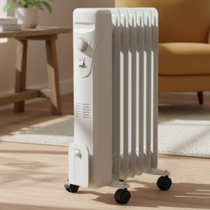 사무실 동파방지 전기 오일 라디에이터 7핀 가정용 화장실 욕실 업소용 캠핑