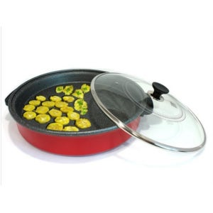 빠르미쇼핑 대웅모닝컴 전기후라이팬 46cm 원형 명절 잔치팬 피자팬 전기그릴