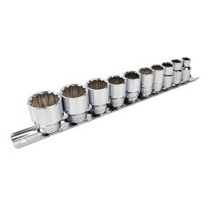 도쿠 9.5mm(3/8) 12각 핸드 소켓 복스알 세트 10pcs TOKU 81210S