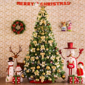 C골드 솔잎 크리스마스 대형트리세트 3M