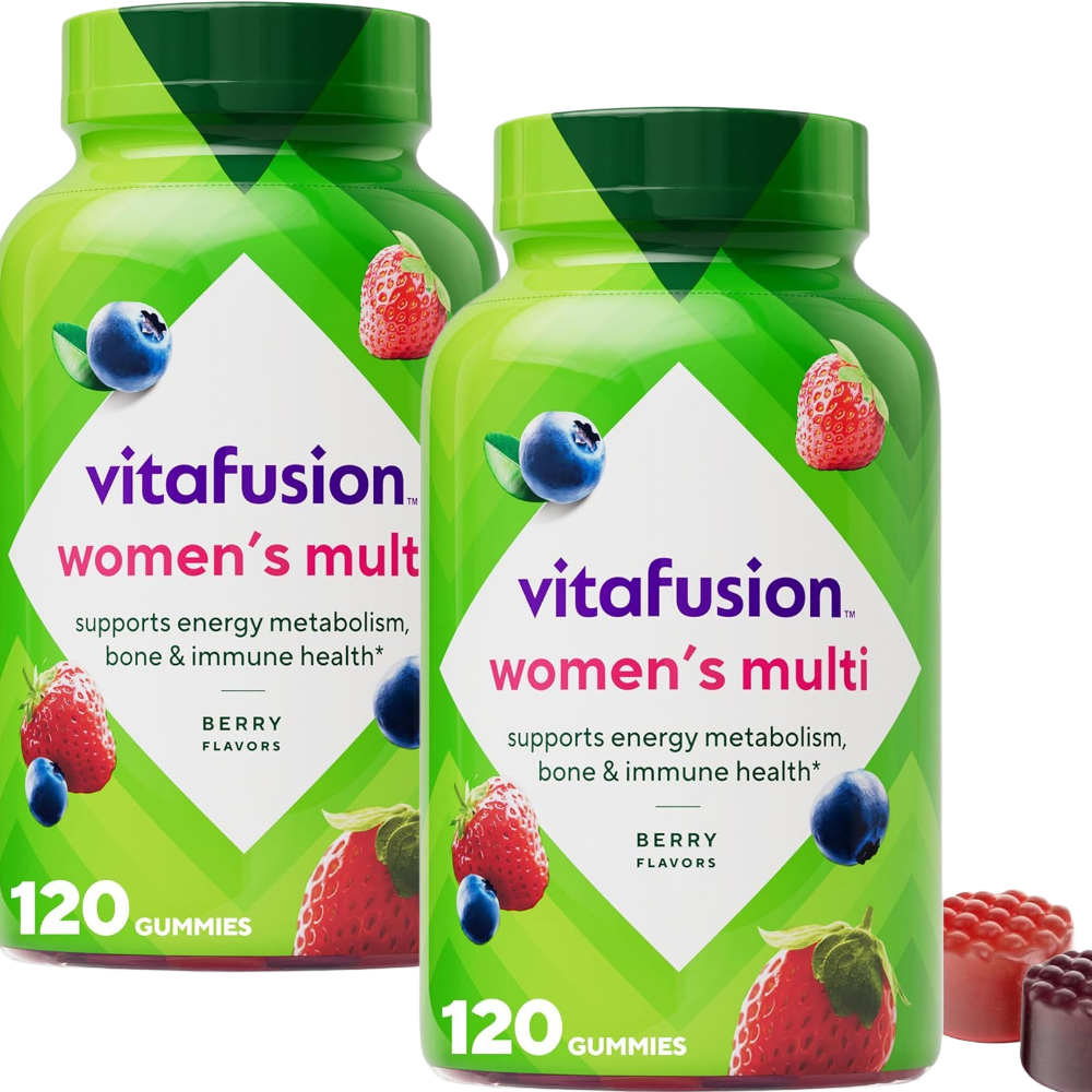 <b>Vitafusion</b> <b>비타퓨전</b> 우먼 멀티비타민 여성 종합비타민 120구미 2개