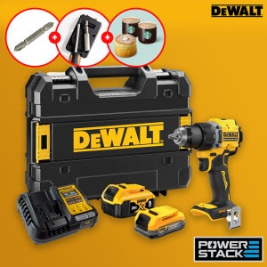 디월트 20V 브러쉬리스 드릴 드라이버 세트 DCD794P1T034 파워스텍 배터리포함