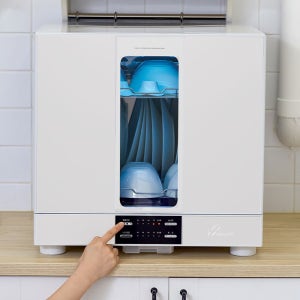한일 식기살균건조기 열풍 그릇건조기 UV 대용량소독기 살균건조 5중안전 6인용, 화이트