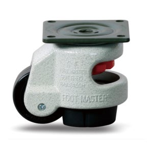 [지덕산업] 국산 높낮이조절바퀴 풋마스터 휠마스터 캐스터 반도체 2차전지 우레탄바퀴 GD-60F