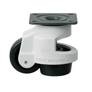 [지덕산업 정품] 국산 높낮이조절바퀴 풋마스터 휠마스터 캐스터 지덕산업 반도체 높이조절 GD-120F