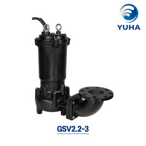 GSV2.2-3 [ 3HP 삼상380V 80mm 주물 ] 오수용 삼상수중볼텍스펌프
