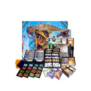 럭키식스 정령섬 3D 오거나이저 덱박스 스티커 보관함