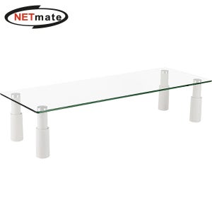 강원전자 넷메이트 NMA-LST101 다용도 강화유리 받침대(580x210x80~130mm)