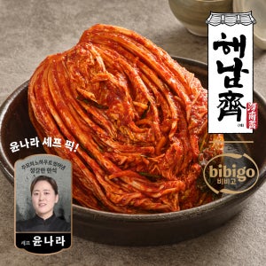 [누적 10만포기 판매!] 전라도식 김치 해남재 CJ제일제당 포기김치 (주문 후 생산) 비비고 김치 2kg, 1개