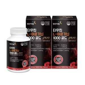 영진약품 타우린 L-아르기닌 1000골드 1000mg 180정, 2개