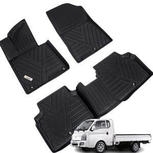 카메론 TPE카매트 국산 차량용 자동차 발매트 포터2 더블캡, 운전석+조수석+뒷자석