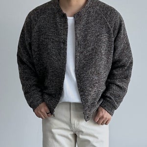 남자겨울가디건 남자보카시가디건