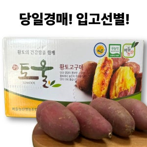 [당일경매 빠른출고] 단다고구마 토울 해남 영암 세척 꿀 한입, 5kg, 1개