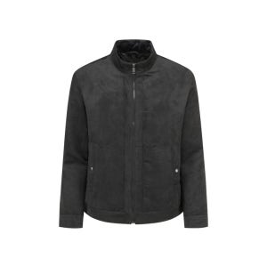 지오지아 남성 하이넥 스웨이드 점퍼_ABF4JP1103