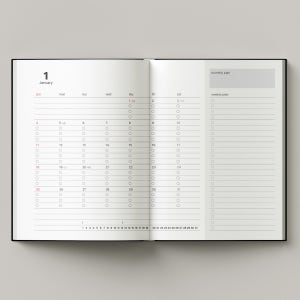 dna 2026년 양장 먼슬리 위클리 데일리 주간 월간 스터디 플래너 다이어리 스케줄러