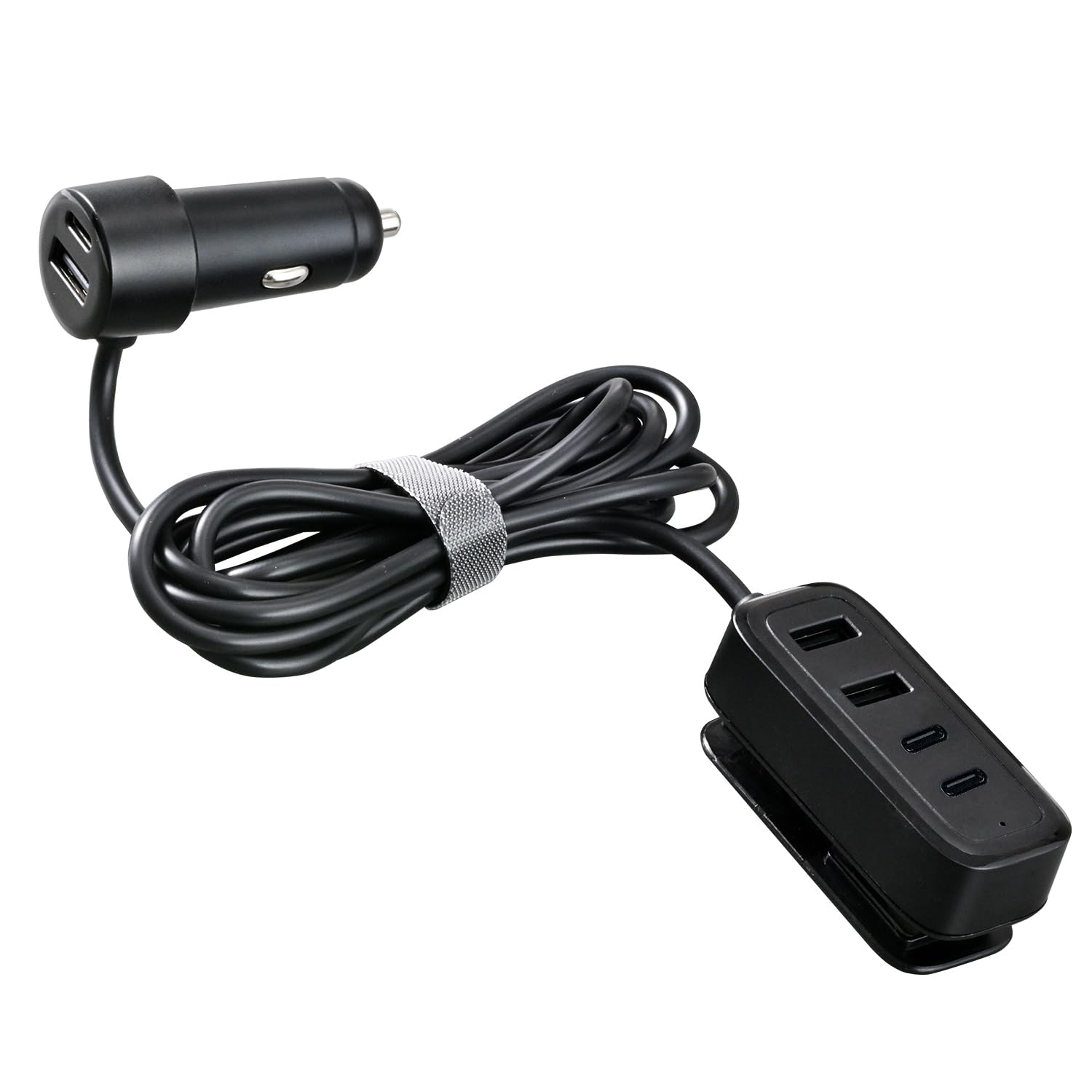 세이와 자동차 핸즈프리 카팩 차량용 충전기 멀티 다용도 소켓 USB 시거잭 6포트