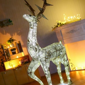 LED 럭셔리 크리스마스 사슴장식 대형 디스플레이