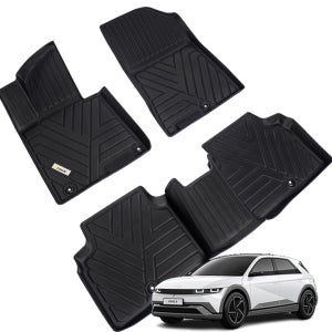 카메론 TPE카매트 국산 차량용 자동차 발매트 아이오닉5 콘솔 고정형, 운전석+조수석+뒷자석