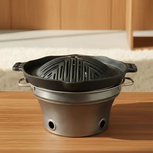 주물 화로 실내 고기 불판 캠핑 바베큐 양갈비 그릴 omg286 양숯갈비 뜰게