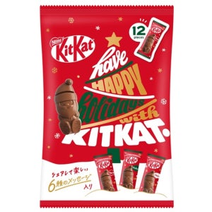킷캣 홀리데이 크리스마스 산타 초콜릿 12개입