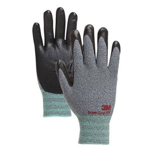 3M 슈퍼그립 200 장갑 그레이 NBR코팅 작업용 스마트폰터치