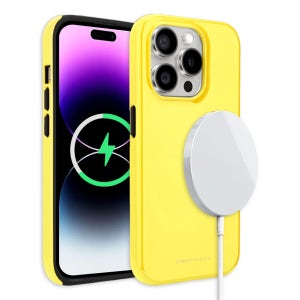 범퍼케이스 마그네틱 레인보우 옐로우, 아이폰14 프로 맥스