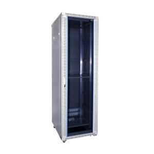 마하링크 ML-H2000 42U H2000 D750 W600 슬림너트 강화유리 허브랙 통신랙