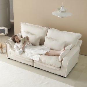 아트레이드 코지온 구스 3인용 패브릭 소파 거실 쇼파