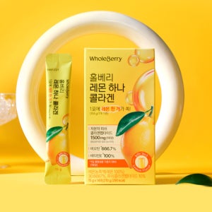 홀베리 레몬 하나 콜라겐 15g 14포, 1개