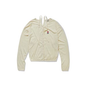 엠브레이스 패치 가디건 라이트 옐로우