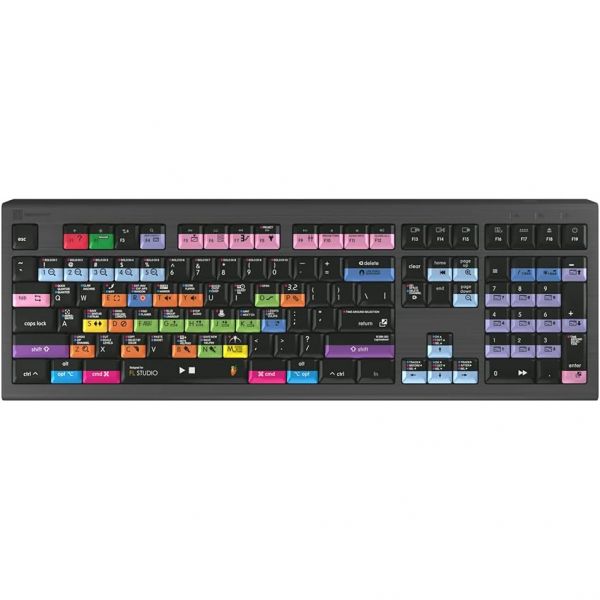 Logickeyboard 이미지 라인 FL Studio 20 워크스테이션용 LogicKeyboard ASTRA Mac 백라이트 키보드 미국 영어