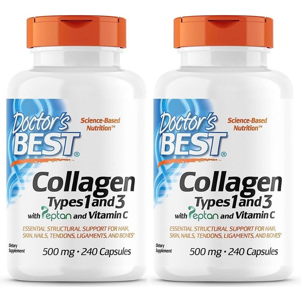 닥터베스트 앤 <b>콜라겐</b> 1 타입 3 500mg 240정 2개