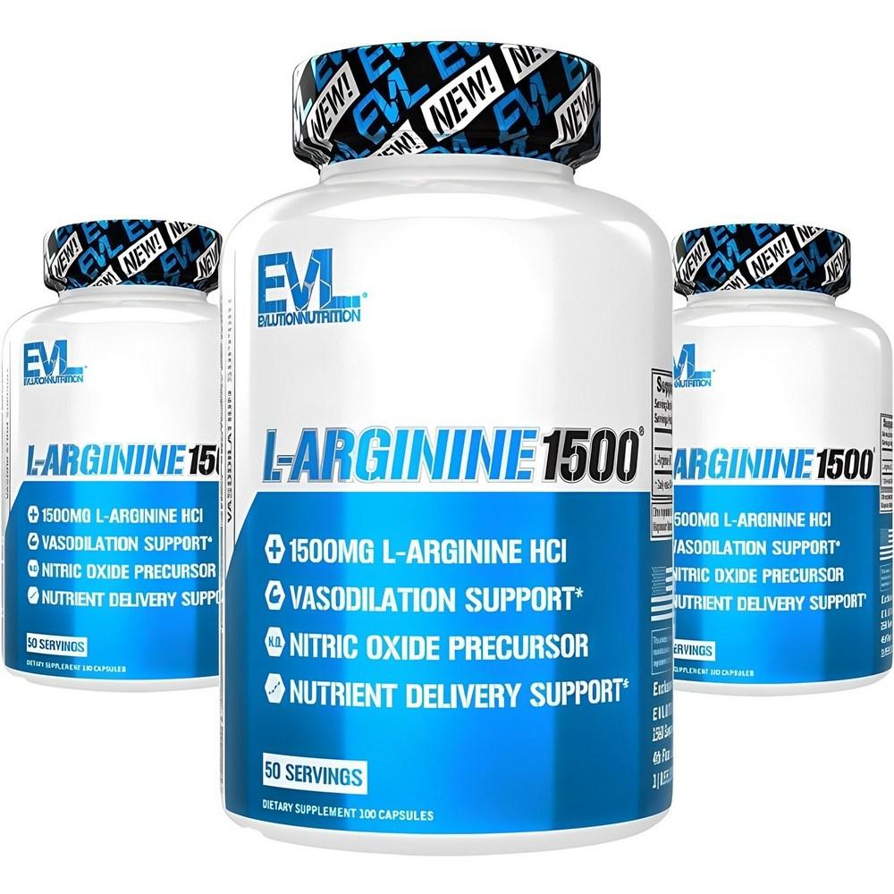 EVL 엘 <b>아르기닌 1500</b>mg 100정 3개