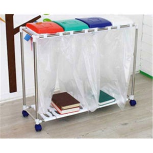 국내산 분리수거함 4단 업소용 가정용 수납함 재활용품 리사이클 랙